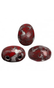 Les perles par Puca® Samos Perlen Opaque coral red new picasso 93200/65400